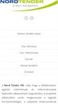 Mobile Screenshot of nordtender.hu